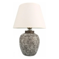 RAMZES stolna lampa 1xE27/40W/230V bijela/siva