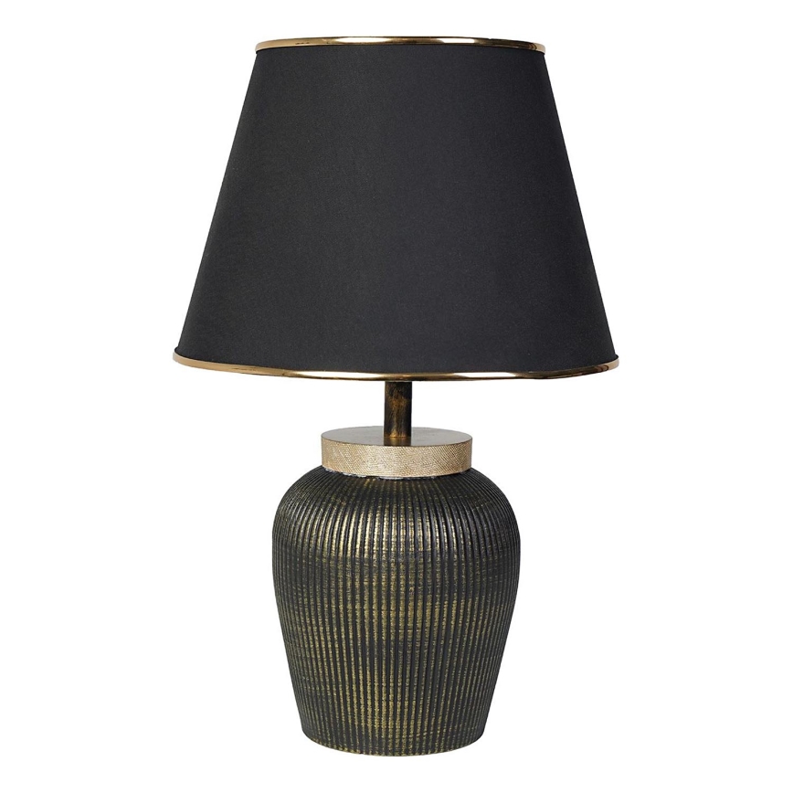 RAMZES stolna lampa 1xE27/40W/230V crna/zlatna