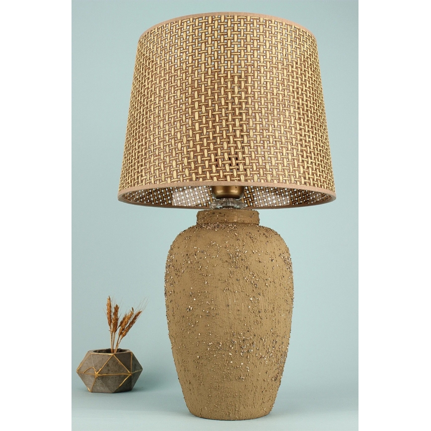RAMZES stolna lampa 1xE27/40W/230V smeđa