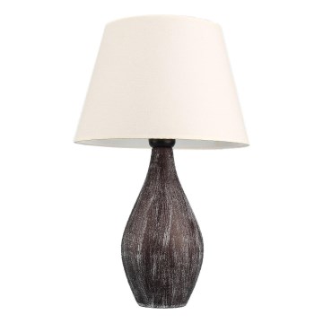 RAMZES Stona Lampa 1xE27/40W/230V bijela/smeđa