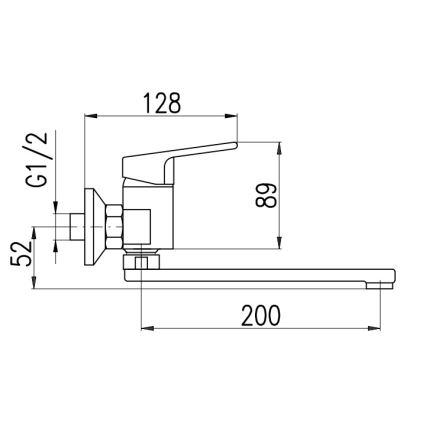 RAV Slezák CO101.5/23Z - Miješalica za umivaonik COLORADO cm sjajno zlatna