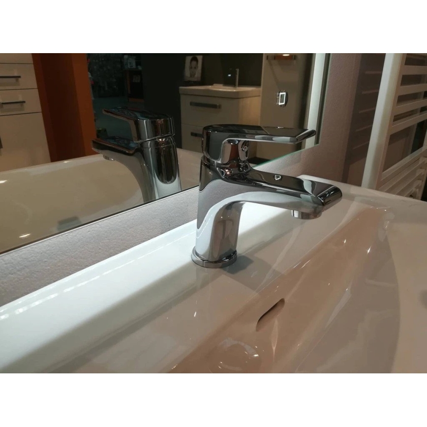 RAV Slezák CO127.0 - Umivaonička miješalica + odtok COLORADO 14,3 cm sjajni krom