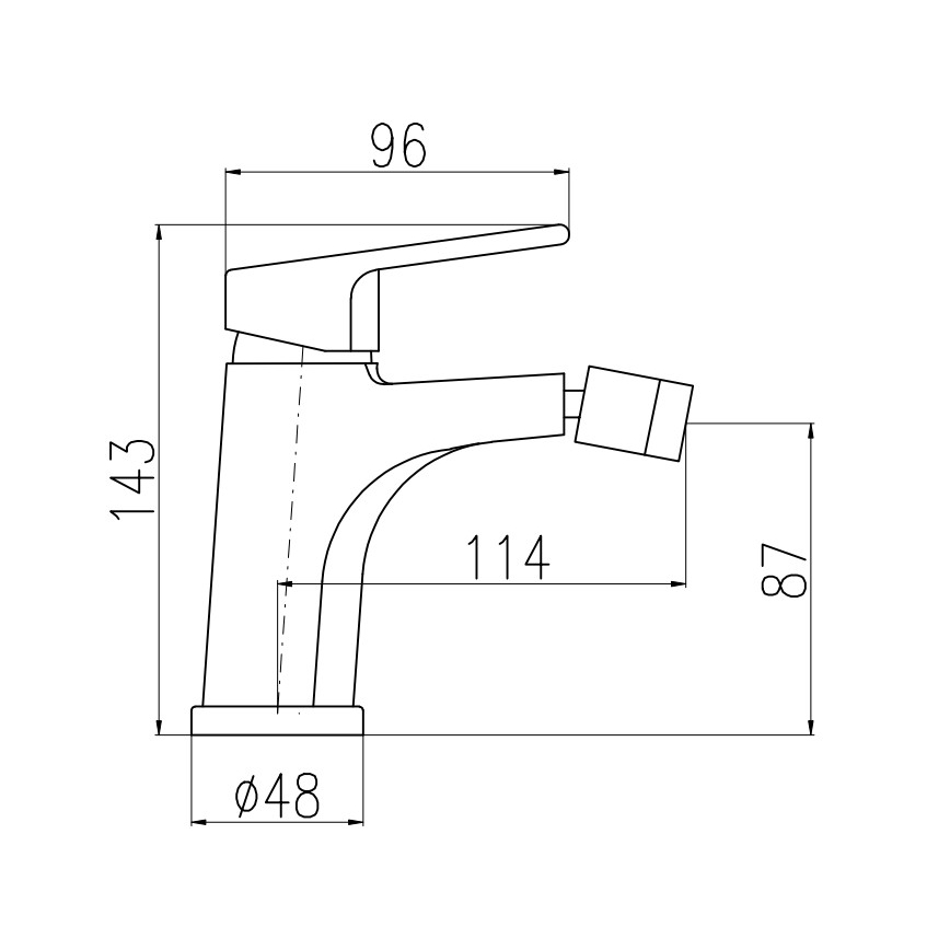 RAV Slezák CO145.0KCMATZ - Miješalica za bide + odtok COLORADO 14,3 cm crna/zlatna