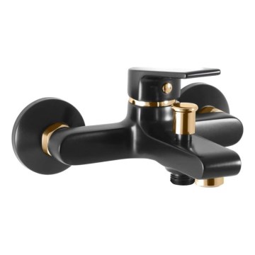 RAV Slezák CO154.5CMATZ - Kupaonska miješalica za kadu COLORADO crna/zlatna