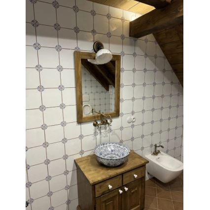 RAV Slezák MK102.5/28SM - Baterija za sudoper/umivaonik MORAVA RETRO 16,8 cm stari mesing