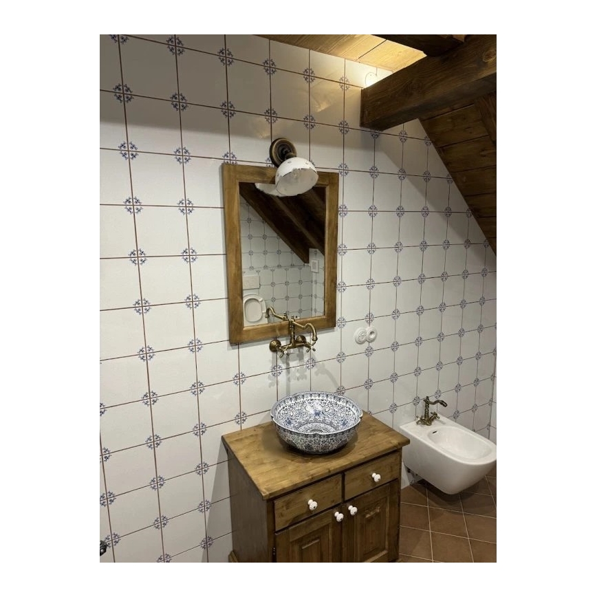 RAV Slezák MK102.5/28SM - Miješalica za umivaonik i sudoper MORAVA RETRO 16,8 cm antikni mesing