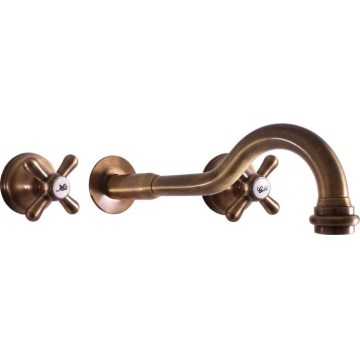 RAV Slezák MK131SM - Ugradbena umivaonička miješalica MORAVA RETRO stari mesing