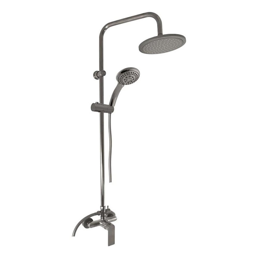 RAV Slezák NL182.5/7-1MGK - Set za tuširanje s miješalicom NIL u brušenoj sivoj boji