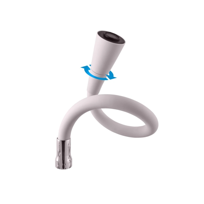 RAV Slezák SA006.0/13S - Kuhinjska miješalica SAZAVA s fleksibilnim izljevom, 35,6 cm, siva/sjajni krom