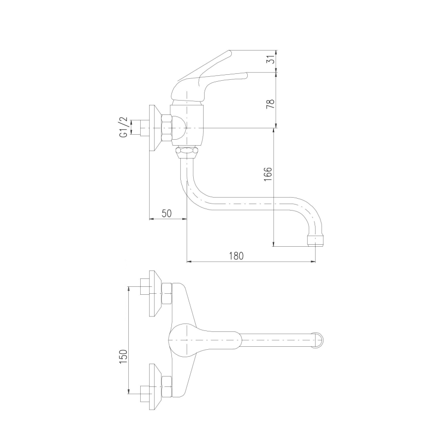 RAV Slezák SAJ001.5/21 - Slavina za umivaonik JUNIOR crvena/plava/žuta