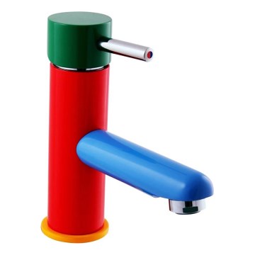 RAV Slezák SE426.0 - Slavina za umivaonik JUNIOR 15,7 cm crvena/plava/zelena