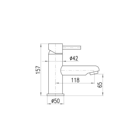 RAV Slezák SE426.0 - Slavina za umivaonik JUNIOR 15,7 cm crvena/plava/zelena