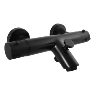 RAV Slezák TRM54.5CMAT - Termostatska miješalica za kadu TERMO, mat crna