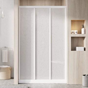 Ravak 00V701R211 - Trodijelna tuš vrata SUPERNOVA 90x198 cm bijela