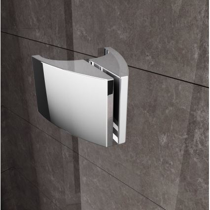 Ravak 37677U00Z1 - Trodijelna četvrtkružna tuš-kabina PIVOT 90x90 cm satinirana