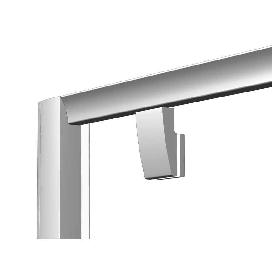 Ravak 37677U00Z1 - Trodijelna četvrtkružna tuš-kabina PIVOT 90x90 cm satinirano