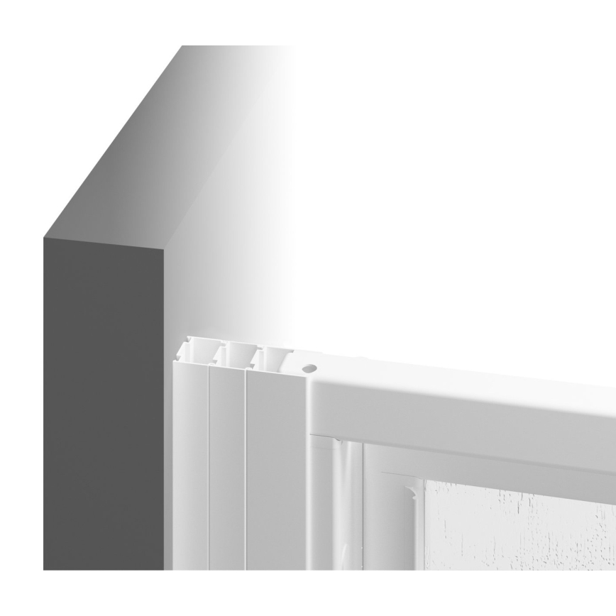 Ravak 940701R211 - Fiksna tuš stijenka SUPERNOVA 90x198 cm bijela