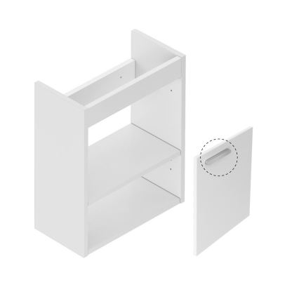 Ravak X000000538 - Kupaonski ormarić ispod umivaonika CHROME 40x50 cm bijeli