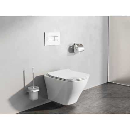 Ravak X01457 - Tipka za ispiranje UNI 24,7x16,5 cm bijela