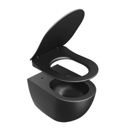 Ravak X01795 - Toaletna daska SoftClose krom crna