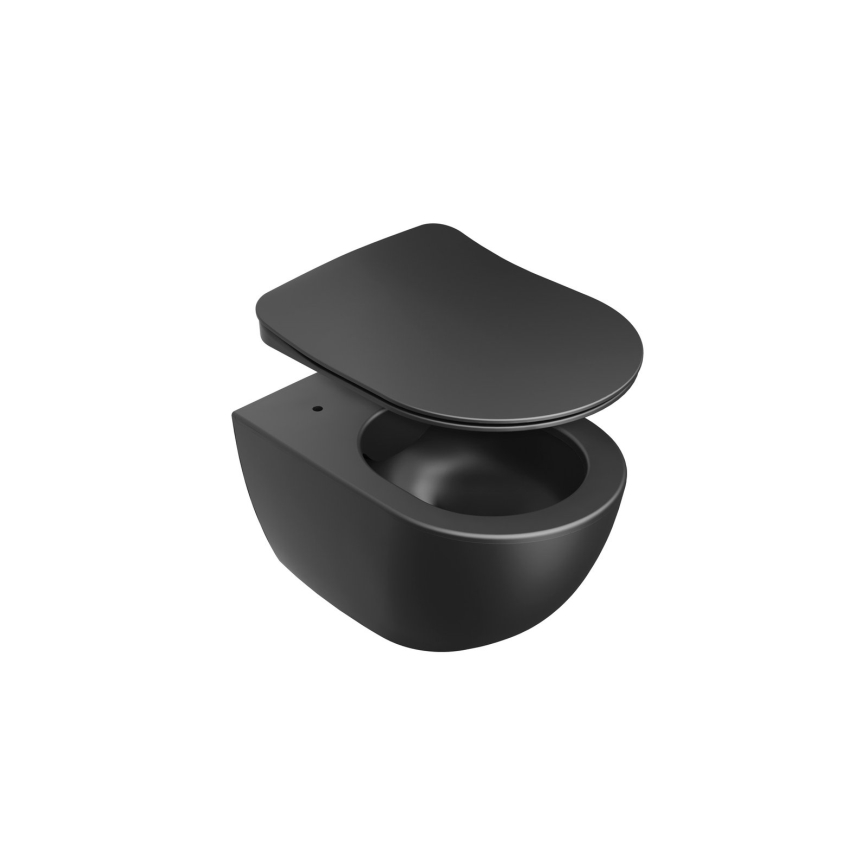 Ravak X01795 - Toaletna daska SoftClose krom crna