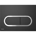 Ravak X01797 - Tipka za ispiranje 24,7x16,5 cm CHROME crna