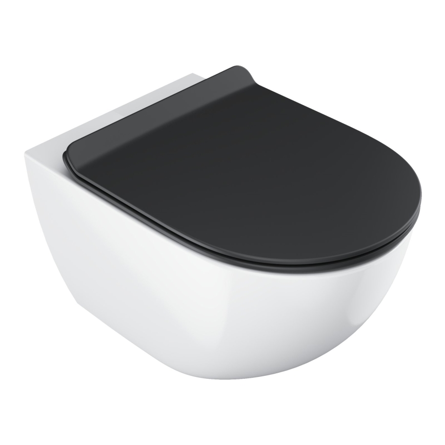 Ravak X01862 - WC daska SoftClose VITA SLIM crna