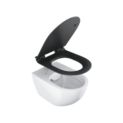 Ravak X01862 - WC daska SoftClose VITA SLIM crna