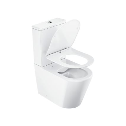 Ravak X01872 - kombinirana WC školjka bez ruba (Rimless) s WC daskom SoftClose ELEGANT keramika/bijela