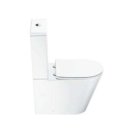 Ravak X01872 - kombinirana WC školjka bez ruba (Rimless) s WC daskom SoftClose ELEGANT keramika/bijela