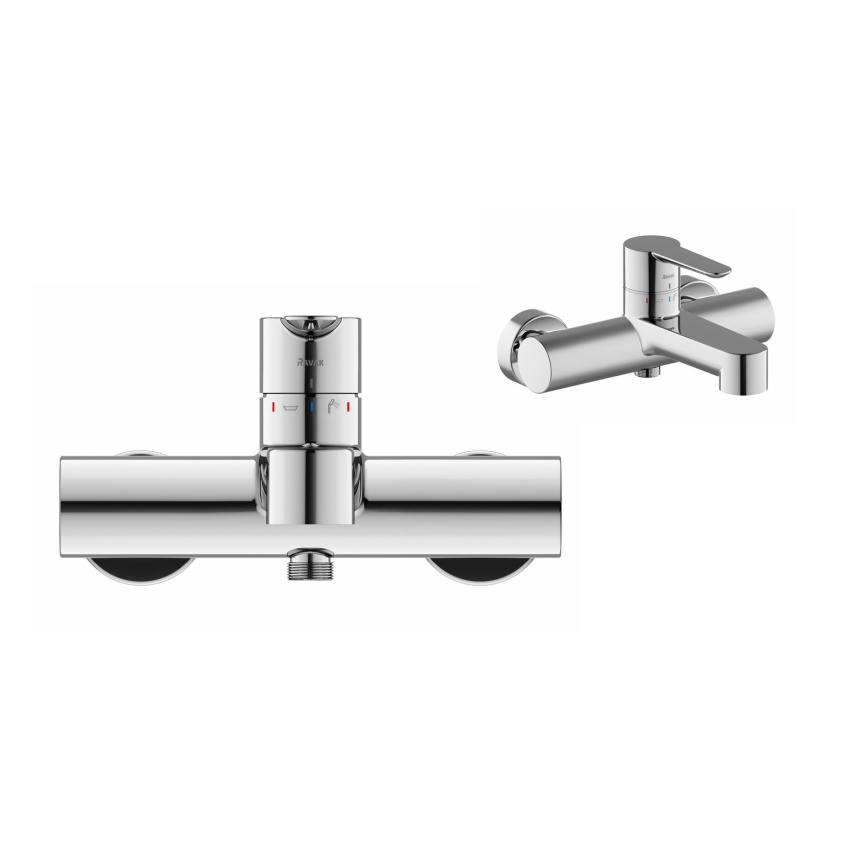 Ravak X070115 - Kupaonska miješalica za kadu PURI sjajni krom