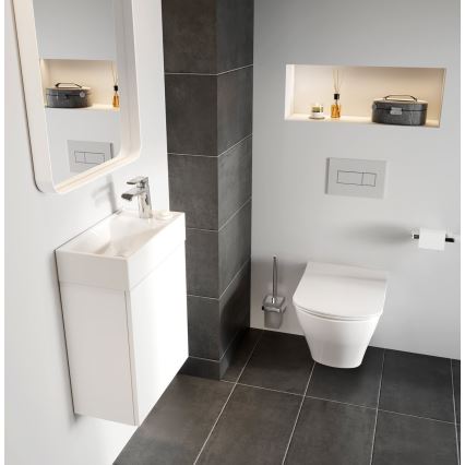 Ravak X070118 - Slavina za umivaonik FLAT 15,1 cm sjajni krom
