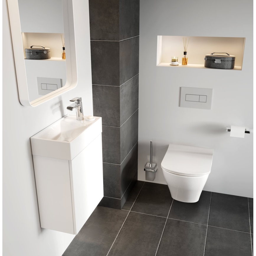 Ravak X070118 - Slavina za umivaonik FLAT 15,1 cm sjajni krom