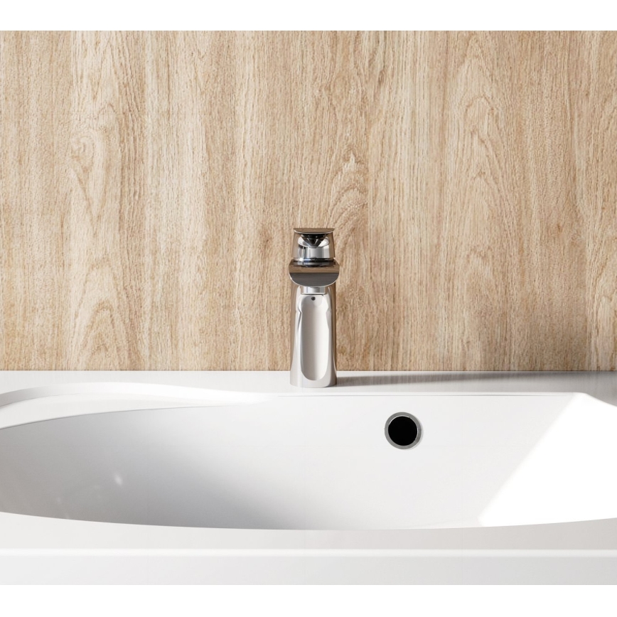 Ravak X070118 - Slavina za umivaonik FLAT 15,1 cm sjajni krom