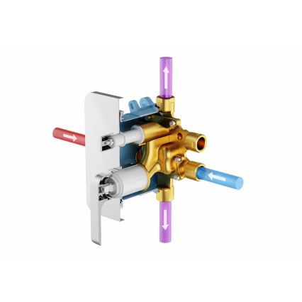 Ravak X070139 - Osnovno tijelo za podžbukne baterije R-BOX VARI 13,9x14,6 cm