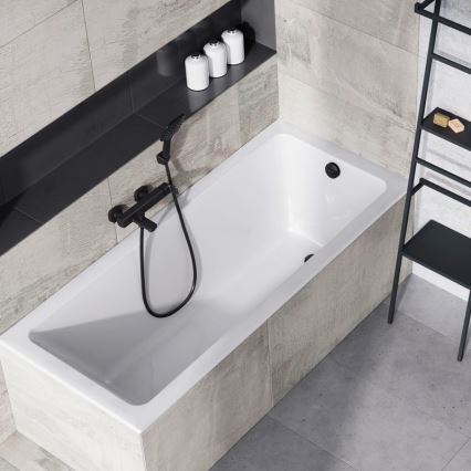 Ravak X070152 - Baterija za kadu FREE crna