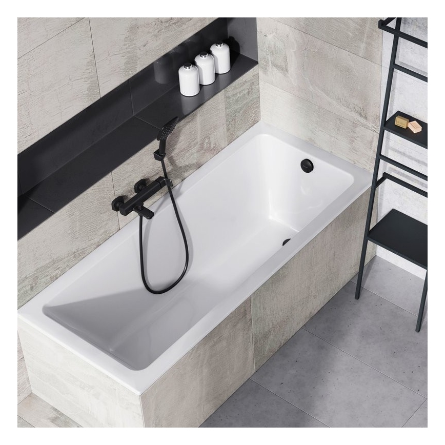 Ravak X070152 - Baterija za kadu FREE crna