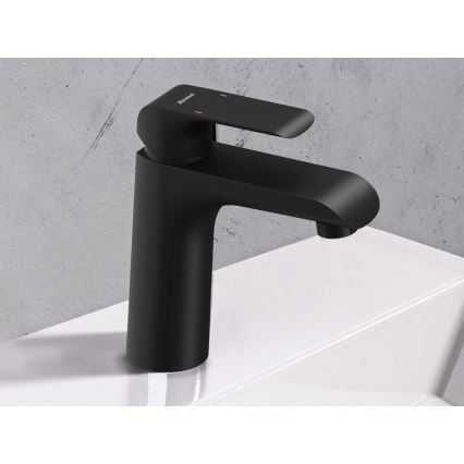 Ravak X070173 - Miješalica za umivaonik FLAT 15,1 cm, mat crne boje