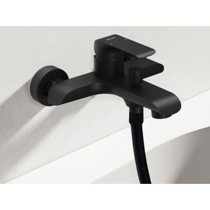 Ravak X070175 - Miješalica za kadu FLAT mat crna