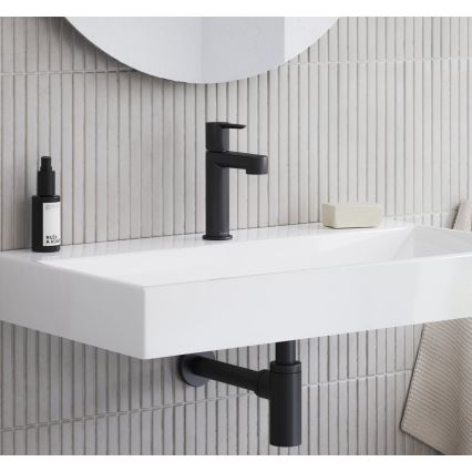 Ravak X070181 - Slavina za umivaonik PURI 19,1 cm crna