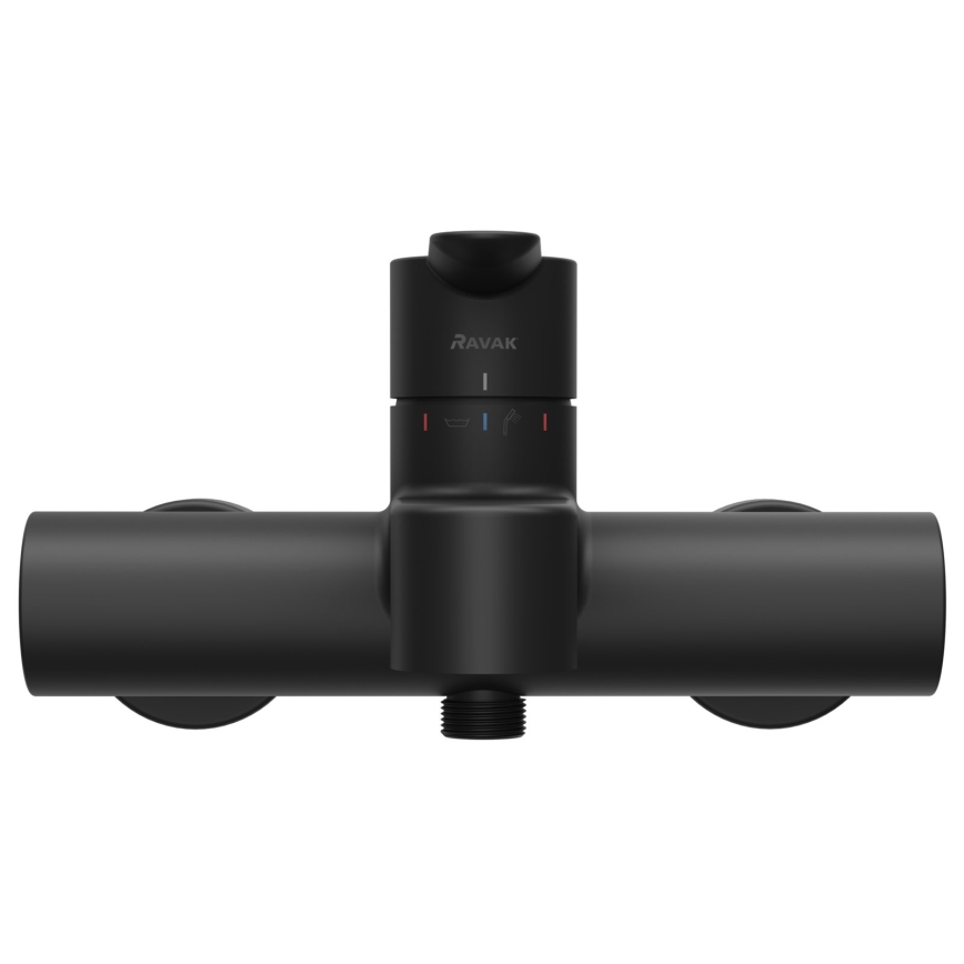 Ravak X070185 - Baterija za kadu PURI crna