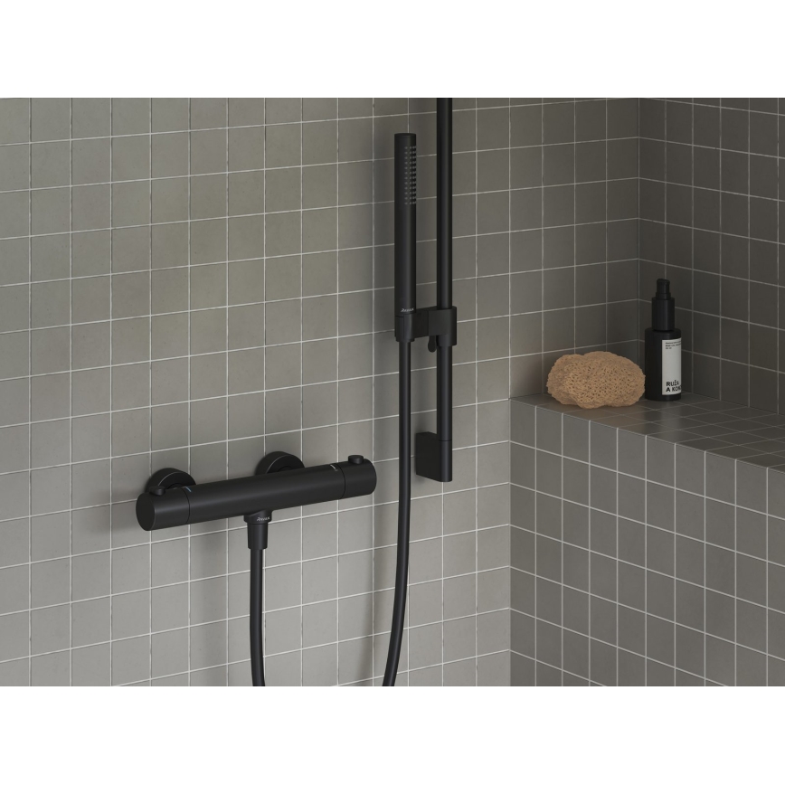 Ravak X070188 - Termostatska tuš miješalica PURI crna