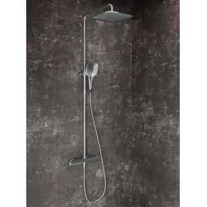 Ravak X070442 - Set za tuširanje s termostatskom baterijom FLAT, sjajni krom