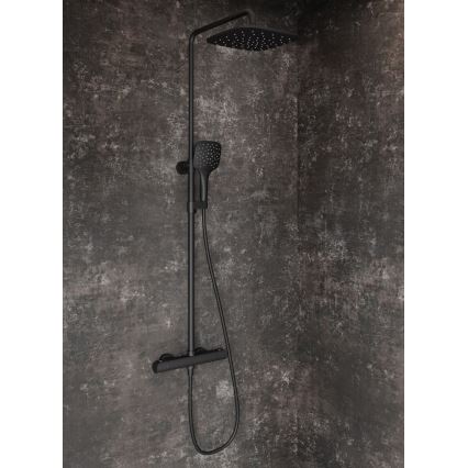 Ravak X070443 - tušni set FLAT s termostatskom miješalicom, mat crna