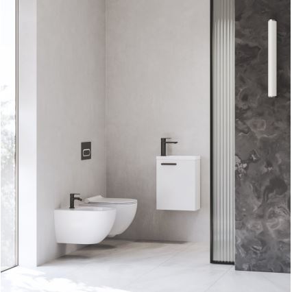 Ravak X070460 - Miješalica za umivaonik CHROME 17,7 cm crna