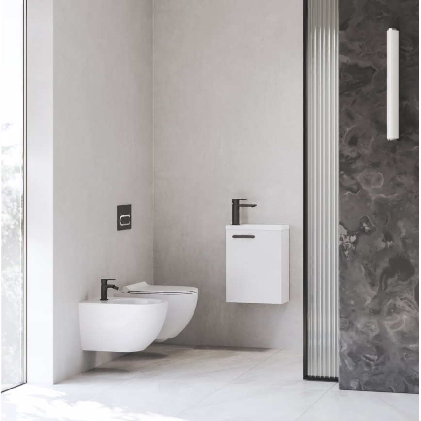 Ravak X070460 - Miješalica za umivaonik CHROME 17,7 cm crna