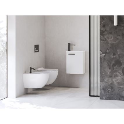 Ravak X070465 - Miješalica za bide CHROME crna