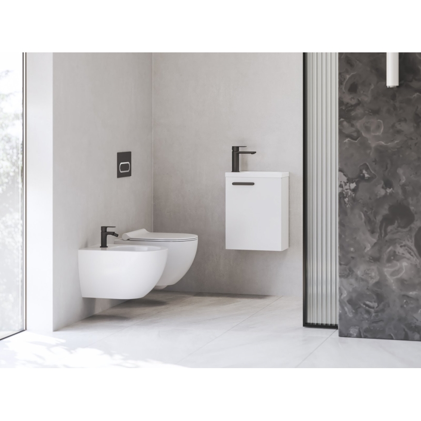 Ravak X070465 - Miješalica za bide CHROME crna