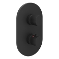 Ravak X070469 - Termostatska tuš miješalica za podžbuknu ugradnju CHROME crna