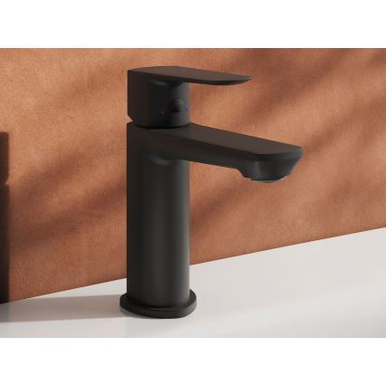 Ravak X070476 - Umivaonička miješalica LIFE 16 cm crna